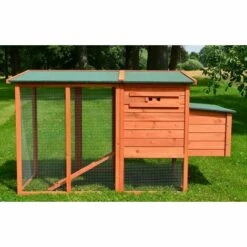 BB-LOISIRAM Poulailler 3/6 Poules Cage Canard 2 Perchoir 182x75x103 Cm Modele 131 XXL -Polire Soldes Boutique 10088688 5