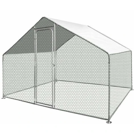 TERRE JARDIN Enclos Poulailler / Volière Extérieur 6 M2 1 TERRE JARDIN Enclos Poulailler / Volière Extérieur 6 M2