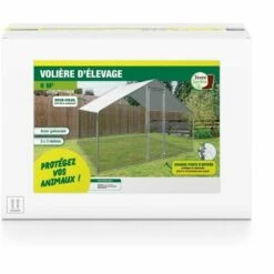 TERRE JARDIN Enclos Poulailler / Volière Extérieur 6 M2 8 TERRE JARDIN Enclos Poulailler / Volière Extérieur 6 M2 -Polire Soldes Boutique 10347886 4