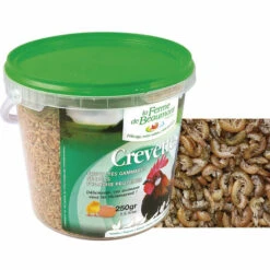 FERME DE BEAUMONT Crevettes Déshydratées 2,5 Litres (250 Gr)