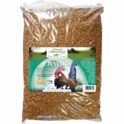 FERME DE BEAUMONT Crevettes Déshydratées 10 Litres (1 Kg)