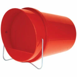 GAUN Abreuvoir Seau Plastique 6 Litres Rouge