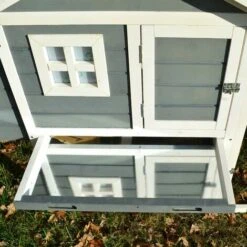 BB-LOISIRAM Poulailler Exterieur En Bois Avec Toit Pliant 175x66x101 Cm Modele- Dottie 151 Taille L -Polire Soldes Boutique 11089461 4