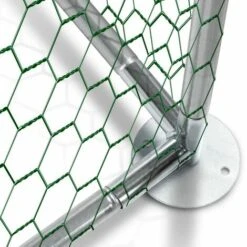 IDMARKET Enclos Poulailler 3 M² Parc Grillagé 2,20x1,4 M Acier Galvanisé - Naturel -Polire Soldes Boutique 12160537 4