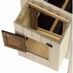 Poulailler Happy Farm 120 Plastique Beige 57320000 Ferplast - Beige -Polire Soldes Boutique 12254496 4