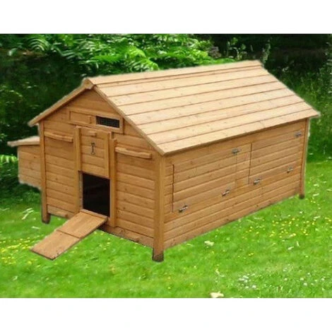 POULAILLER DIRECT Poulailler Challans 10 À 15 Poules Toit Bois 2 POULAILLER DIRECT Poulailler Challans 10 À 15 Poules Toit Bois – Image 2