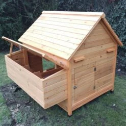 CHEMIN DES POULAILLERS Poulailler Cémani Xl Toit Bois 6 À 10 Poules -Polire Soldes Boutique 13510114 5