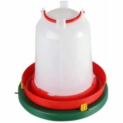 CHEMIN DES POULAILLERS Chauffe Abreuvoir Poule Diamètre 20 Cm Vert Gaun -Polire Soldes Boutique 13510116 3