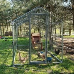 CHEMIN DES POULAILLERS Enclos Poulailler 8m² Tubes 32mm H2,25m - Parc Grillagé Renforcé 4x2m - Acier Galvanisé 9 CHEMIN DES POULAILLERS Enclos Poulailler 8m² Tubes 32mm H2,25m - Parc Grillagé Renforcé 4x2m - Acier Galvanisé -Polire Soldes Boutique 13510122 5