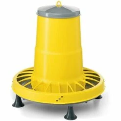 CHEMIN DES POULAILLERS Mangeoire Plastique Réglable 15.5kg Sur Pieds