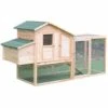 CHEMIN DES POULAILLERS Poulailler Java Toit Shingle 4 À 6 Poules - Vert