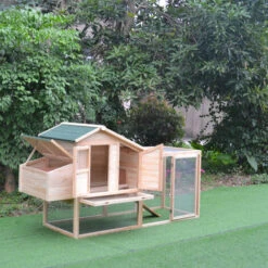 CHEMIN DES POULAILLERS Poulailler Java Toit Shingle 4 À 6 Poules - Vert -Polire Soldes Boutique 13510157 3