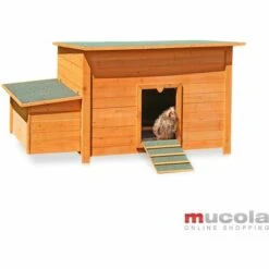 MUCOLA Nid De Ponte Poulailler + Couvercle Articulé Lièvre Poulailler étable Petite Cage D'animal De Compagnie