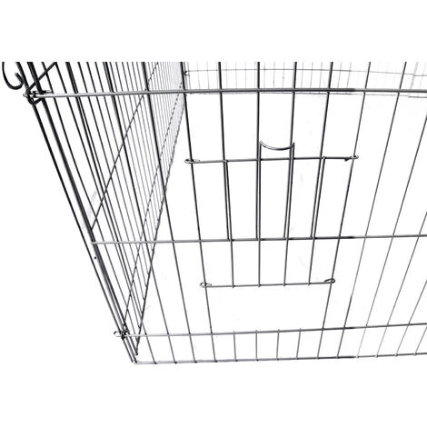 WILTEC Parc Enclos Petits Animaux Domestiques 216 X 116 X 65 Cm Clôture Protection Solaire Verrouillable 3 WILTEC Parc Enclos Petits Animaux Domestiques 216 X 116 X 65 Cm Clôture Protection Solaire Verrouillable – Image 3