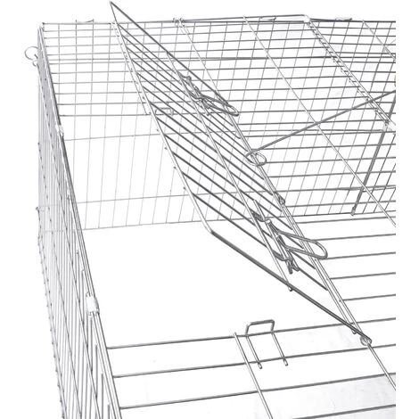 WILTEC Parc Enclos Petits Animaux Domestiques 216 X 116 X 65 Cm Clôture Protection Solaire Verrouillable 4 WILTEC Parc Enclos Petits Animaux Domestiques 216 X 116 X 65 Cm Clôture Protection Solaire Verrouillable – Image 4