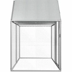 Poulailler 2 X 1 X 1,5 M Acier Galvanisé VidaXL -Polire Soldes Boutique 14904042 3