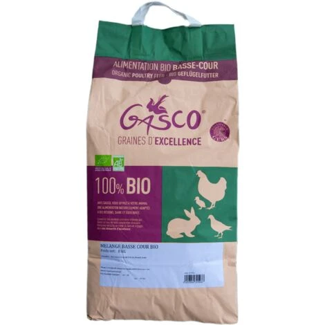 POULAILLER DIRECT Mélange Basse Cour Bio 8 Kg 1 POULAILLER DIRECT Mélange Basse Cour Bio 8 Kg