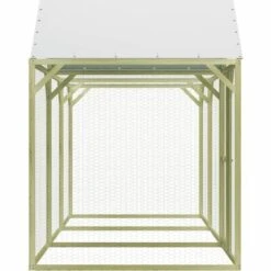 VidaXL Poulailler 4,5x1,5x2 M Pinède Imprégnée - Vert 7 VidaXL Poulailler 4,5x1,5x2 M Pinède Imprégnée - Vert -Polire Soldes Boutique 15373730 3