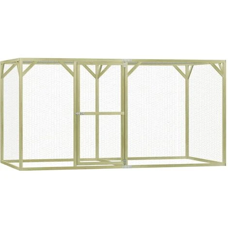 VidaXL Poulailler 1,5x3x1,5 M Pinède Imprégnée - Vert 1 VidaXL Poulailler 1,5x3x1,5 M Pinède Imprégnée - Vert