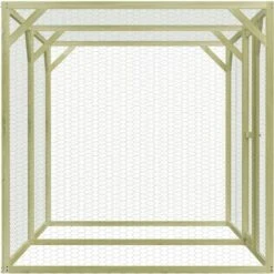VidaXL Poulailler 1,5x3x1,5 M Pinède Imprégnée - Vert 7 VidaXL Poulailler 1,5x3x1,5 M Pinède Imprégnée - Vert -Polire Soldes Boutique 15373742 3