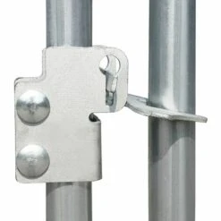 VidaXL Poulailler D'extérieur 2,75 X 4 X 1,92 M Acier Galvanisé - Argent -Polire Soldes Boutique 15561372 5