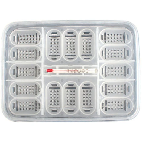 ASUPERMALL Boite D'Elevage De Reptiles, Avec Thermometre 1 ASUPERMALL Boite D'Elevage De Reptiles, Avec Thermometre