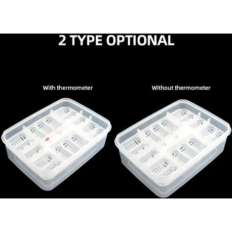 ASUPERMALL Boite D'Elevage De Reptiles, Avec Thermometre 2 ASUPERMALL Boite D'Elevage De Reptiles, Avec Thermometre – Image 2