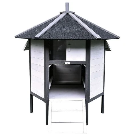 MUCOLA Poulailler Poulet Volailles Blanc Gris Domestiques Volière XXL 6-coins Stylo Volaille 1 MUCOLA Poulailler Poulet Volailles Blanc Gris Domestiques Volière XXL 6-coins Stylo Volaille