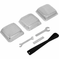 EBERTH Broyeur Moulin à Malt Moulin à Grains Moulin à Céréales Hacheur Électrique Avec Bac De Récupération De 52L (Moteur 1100W, 230V, Trémie 7L, Lames En Acier Inoxydable, 3 Tamis Différents) -Polire Soldes Boutique 17269589 5