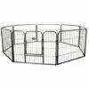 ZELSIUS Parc Pour Animaux "Cally" | Course D'animaux | (L) 80 X (H) 80 Cm