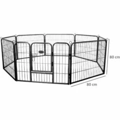 ZELSIUS Parc Pour Animaux "Cally" | Course D'animaux | (L) 80 X (H) 80 Cm 7 ZELSIUS Parc Pour Animaux "Cally" | Course D'animaux | (L) 80 X (H) 80 Cm -Polire Soldes Boutique 18087038 4