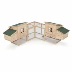 CONCEPT-USINE Poulailler Avec 2 Pondoirs GEORGETTE - Marron -Polire Soldes Boutique 18107350 5