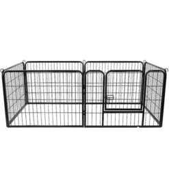 OOBEST Parc 6 Panneaux Pour Lapin/Cochon D'Inde, Chien Ou Chat Extérieur Ou Intérieur 60 Cm De Haut -Polire Soldes Boutique 18179023 4