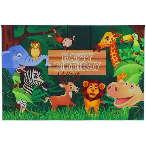 INSMA Animaux Th è Me Photographie Toile De Fond Jungle Photo Fond Prop Party 220 * 150 2 INSMA Animaux Th è Me Photographie Toile De Fond Jungle Photo Fond Prop Party 220 * 150 – Image 2