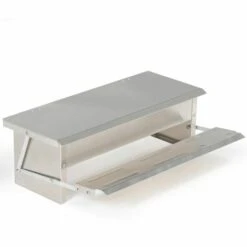 IDMARKET Mangeoire XL Pour Poules Distributeur Automatique à Pédale En Acier 5 Kg -Polire Soldes Boutique 18363609 3