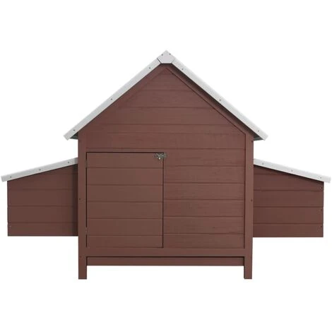 Poulailler Marron 157x97x110 Cm Bois VidaXL 4 Poulailler Marron 157x97x110 Cm Bois VidaXL – Image 4