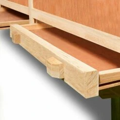 DEUBA Poulailler Mobile 220x125x118 Bois Avec Roues Pondoir Nichoirs Tiroir Coulissant Portes Protection En Bitume 7 DEUBA Poulailler Mobile 220x125x118 Bois Avec Roues Pondoir Nichoirs Tiroir Coulissant Portes Protection En Bitume -Polire Soldes Boutique 18473795 3