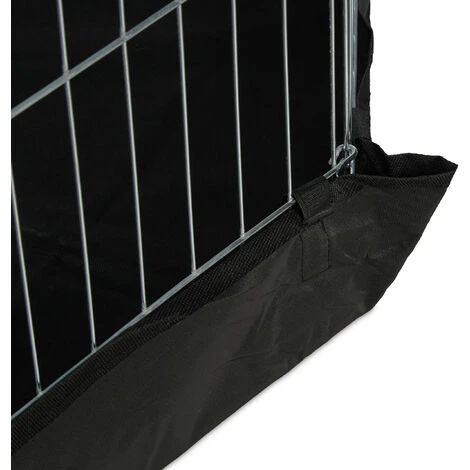 Relaxdays Enclos Avec Couverture En Filet, Lapins, Cochons D’inde, Extérieur, élevage, HlP 60x150x150 Cm, Argent 2 Relaxdays Enclos Avec Couverture En Filet, Lapins, Cochons D’inde, Extérieur, élevage, HlP 60x150x150 Cm, Argent – Image 2