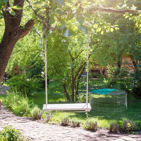 Relaxdays Enclos Avec Couverture En Filet, Lapins, Cochons D’inde, Extérieur, élevage, HlP 60x150x150 Cm, Argent 5 Relaxdays Enclos Avec Couverture En Filet, Lapins, Cochons D’inde, Extérieur, élevage, HlP 60x150x150 Cm, Argent – Image 5