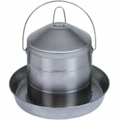 POULAILLER DIRECT Abreuvoir Poule En Acier Inoxydable 8l - Gaun
