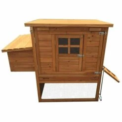 POULAILLER DIRECT Poulailler Barbu M 6 À 8 Poules Toit Bois Ouvrant