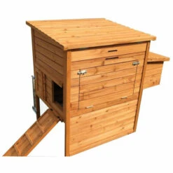 POULAILLER DIRECT Poulailler Barbu M 6 À 8 Poules Toit Bois Ouvrant -Polire Soldes Boutique 2091070 3