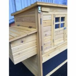 POULAILLER DIRECT Poulailler Barbu M 6 À 8 Poules Toit Bois Ouvrant -Polire Soldes Boutique 2091070 5