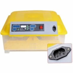 BETTER MAISON Automatique Intelligent 48 Oeufs Incubateur Poulet Canard Oeufs Hatcher 80W EU Prise - Jaune -Polire Soldes Boutique 21204538 3
