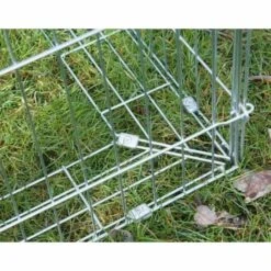 KERBL Enclos Extérieur Avec Toit Gris - Gris -Polire Soldes Boutique 2222973 4