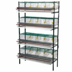 AVIMAC Cage Cailles Pondeuses 16 Compartiments