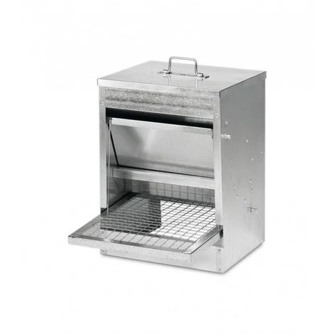 AVIMAC Mangeoire à Trémie Galvanisée 10 Kg 1 AVIMAC Mangeoire à Trémie Galvanisée 10 Kg