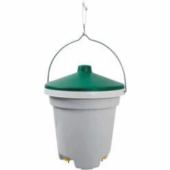 CHICK'A Abreuvoir Suspendu à Pipettes, 12 L - Blanc / Vert