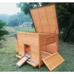 CHEMIN DES POULAILLERS Poulailler Sussex L Toit Shingle Noir Ouvrant 4 À 6 Poules Bois Fsc - Noir -Polire Soldes Boutique 23723747 4