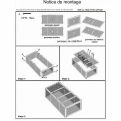 Habrita Enclos Au Sol 4-5 Animaux / Sans Toit -Polire Soldes Boutique 2391828 5